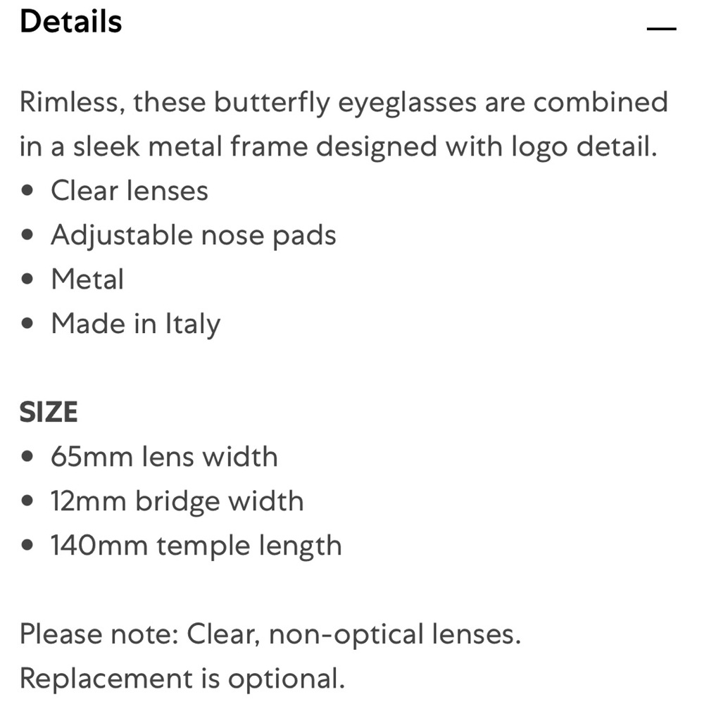 Rimless optical glasses - Picture 9 of 9